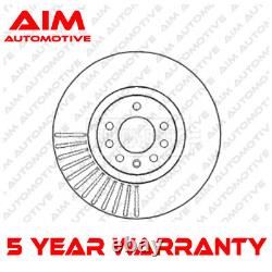 1x Brake Disc Front Aim Fits Vauxhall Astra Zafira Vectra Opel 2.0 3.0 CDTi