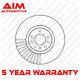 1x Brake Disc Front Aim Fits Vauxhall Astra Zafira Vectra Opel 2.0 3.0 Cdti