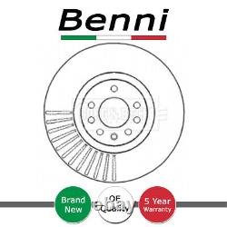 1x Brake Disc Front Benni Fits Vauxhall Astra Zafira 2.0 3.0 CDTi 93185817