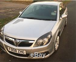 2008 08 VAUXHALL VECTRA SRI CDTI 150 SILVER spares or repairs
