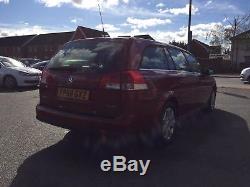 2008/58 Vauxhall Vectra Estate Design, 1.9 CDTi (120ps), 113k, Red, 2 owners