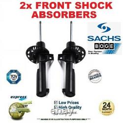 2x SACHS BOGE Front SHOCK ABSORBERS for VAUXHALL VECTRA 1.9 CDTI 16V 2004-2008