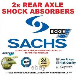 2x SACHS BOGE Rear SHOCK ABSORBERS for VAUXHALL VECTRA Mk II 1.9 CDTI 2004-2008