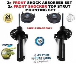 2xFRONT Shock Absorbers +Strut Tops for VAUXHALL VECTRA 1.9 CDTI 16V 2004-2008