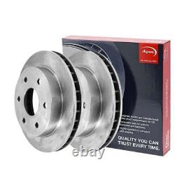 APEC Front Pair of Brake Discs for Vauxhall Vectra CDTi 3.0 Jun 2003 to Jun 2005