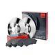 Apec Rear Brake Disc And Pad Set For Vauxhall Vectra Cdti 1.9 Apr 2004-apr 2009