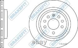 APEC Rear Pair of Brake Discs for Vauxhall Vectra CDTi 3.0 Jun 2003 to Jun 2005