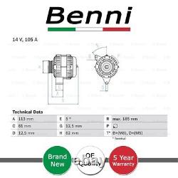 Alternator Benni Fits Vauxhall Vectra Astra 1.9 CDTi + Other Models #1