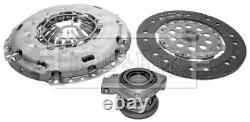 BORG n BECK 3PC CLUTCH KIT with CSC for VAUXHALL VECTRA 1.9 CDTI 2002-2008