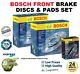 Bosch Front Brake Discs & Pads Set For Vauxhall Vectra Ii 1.9 Cdti 2002-2008