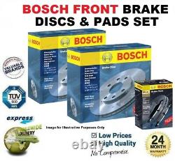 BOSCH FRONT BRAKE DISCS & PADS SET for VAUXHALL VECTRA II 1.9 CDTI 2002-2008