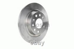 BOSCH REAR AXLE BRAKE DISCS + PADS SET for VAUXHALL VECTRA 3.0 V6 CDTI 2003-2005