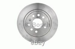 BOSCH REAR AXLE BRAKE DISCS + PADS SET for VAUXHALL VECTRA 3.0 V6 CDTI 2003-2005