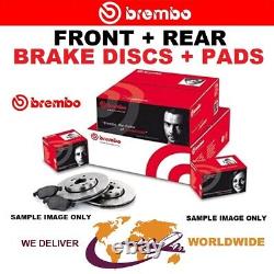 BREMBO FRONT + REAR BRAKE DISCS + PADS for VAUXHALL VECTRA 3.0 CDTi 2005-2008