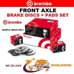 BREMBO Front Axle BRAKE DISCS + PADS for VAUXHALL VECTRA 3.0 V6 CDTI 2003-2005