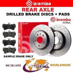 BREMBO Rear Axle BRAKE DISCS + PADS SET for VAUXHALL VECTRA 1.9 CDTi 2004-2008