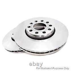 Bosch Front Brake Discs Oiled Vented HC Pair For Vauxhall Vectra MK3 1.9 CDTi