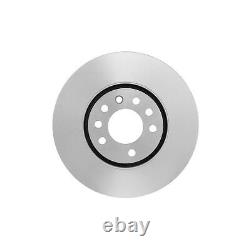 Bosch Front Brake Discs Oiled Vented HC Pair For Vauxhall Vectra MK3 1.9 CDTi