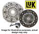 Clutch Kit + Csc For Vauxhall Vectra (c) 1.9 Cdti 120 From 2004 2009 Luk