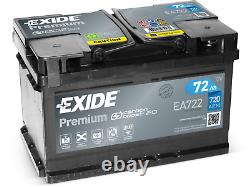 EA722 EXIDE Premium Car Battery 100 Type Vauxhall Astra J 1.7 CDTi MK6 2009-2016