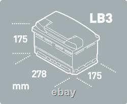 EA722 EXIDE Premium Car Battery 100 Type Vauxhall Astra J 1.7 CDTi MK6 2009-2016