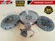 For Vectra C 1.9 Cdti 120bhp F40 Z19dt Fdual To Solid Mass Flywheel Clutch Kit