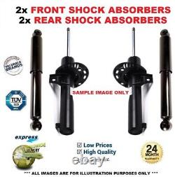 FRONT & REAR SHOCK ABSORBERS for VAUXHALL VECTRA 1.9 CDTI 16V 2004-2008