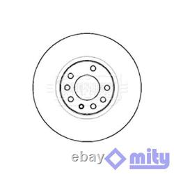 Fits Saab 9-3 Vauxhall Vectra 2.0 2.8 3.0 CDTi 3.2 1x Brake Disc Front Mity