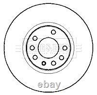 Fits Saab 9-3 Vauxhall Vectra 2.0 2.8 3.0 CDTi 3.2 1x Brake Disc Front Mity