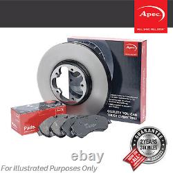 Fits Vauxhall Vectra MK3 1.9 CDTi Genuine Apec Front Vented Brake Disc & Pad Set