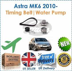For Vauxhall Astra MK6 J 2.0 CDTi SRi 2010- GATES Timing Belt Kit & Water Pump