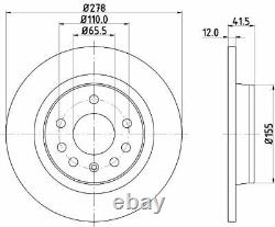 For Vauxhall Vectra C 1.9 SRI CDTi 2002-2009 Front & Rear Brake Discs & Pads