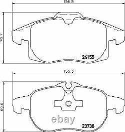 For Vauxhall Vectra C 1.9 SRI CDTi 2002-2009 Front & Rear Brake Discs & Pads