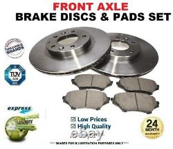 Front Axle BRAKE DISCS and PADS SET for VAUXHALL VECTRA Mk II 1.9 CDTI 2004-2008