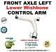 Front Axle Left Wishbone Control Arm For Vauxhall Vectra 1.9 Cdti 2002-2008