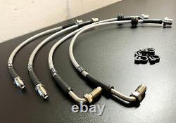 Hel Performance Braided Brake Lines for Vauxhall Vectra C 3.0 CDTi 2003