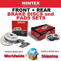 MINTEX FRONT + REAR DISCS + PADS for VAUXHALL VECTRA 3.0 V6 CDTI 2003-2005