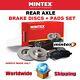 Mintex Rear Brake Discs + Pads Set For Vauxhall Vectra 1.9 Cdti 16v 2004-2008