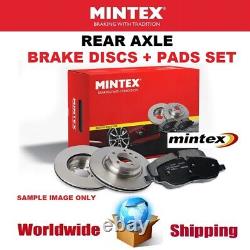 MINTEX Rear BRAKE DISCS + PADS SET for VAUXHALL VECTRA 1.9 CDTI 16V 2004-2008