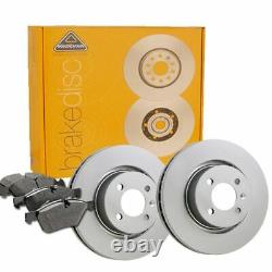 NAP Rear Brake Discs & Pad Set for Vauxhall Vectra CDTi 3.0 (10/05-12/09)