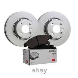 NK Front Brake Discs and Pad Set for Vauxhall Vectra CDTi 3.0 Aug 2005-Aug 2008