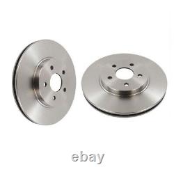 NK Pair of Front Brake Discs for Vauxhall Vectra CDTi 120 1.9 Apr 2004-Apr 2008