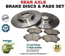 Rear Axle BRAKE DISCS and PADS SET for VAUXHALL VECTRA Mk II 1.9 CDTI 2004-2008