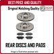 Rear Discs And Pads For Vauxhall Vectra 3.0 V6 Cdti 9/2003-2004