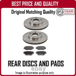 Rear Discs And Pads For Vauxhall Vectra 3.0 V6 Cdti 9/2003-2004