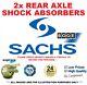 Sachs Boge Rear Shock Absorbers Set For Vauxhall Vectra Mk Ii 3.0 Cdti 2005-2008