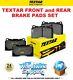 Textar Front + Rear Brake Pads Set For Vauxhall Vectra Mk Ii 3.0 Cdti 2005-2008