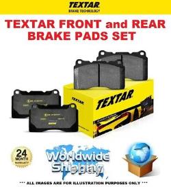 TEXTAR FRONT + REAR BRAKE PADS SET for VAUXHALL VECTRA Mk II 3.0 CDTi 2005-2008