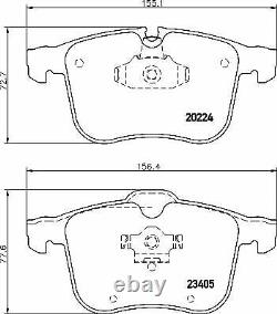 TEXTAR FRONT + REAR BRAKE PADS SET for VAUXHALL VECTRA Mk II 3.0 CDTi 2005-2008