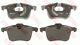 Trw Front Brake Pad Set For Vauxhall Vectra Cdti Y30dt 3.0 Jun 2003 To Jun 2005